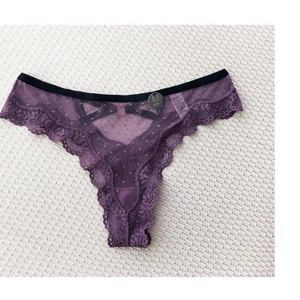 Sexy Lace Panties Purple - Picture 4 of 4